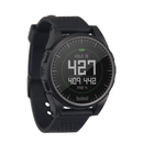 Excel Golf GPS Watch in Black Product Photo Displaying Hole 18 Distance to Pin