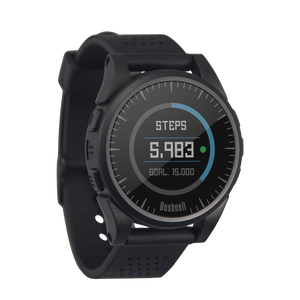 Golf GPS Watch Front Photo of Watchface Showcasing Step Counter - Bushnell Golf