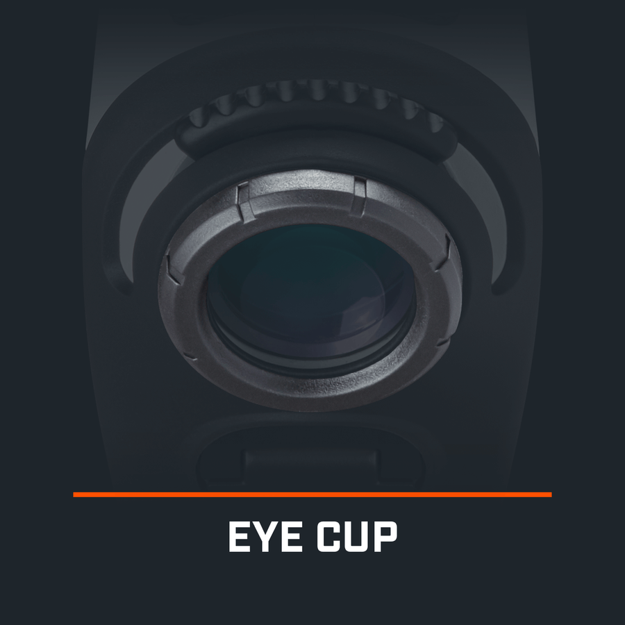 Detailed view of replacement eye cup for Tour V4, Tour V4 Shift, and Hybrid rangefinders.