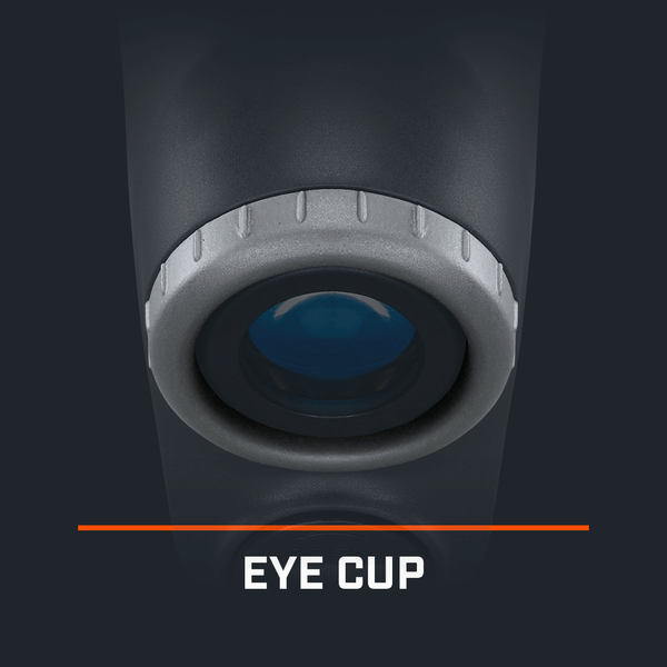 Detailed view of replacement eye cup for Pro X3 rangefinder.