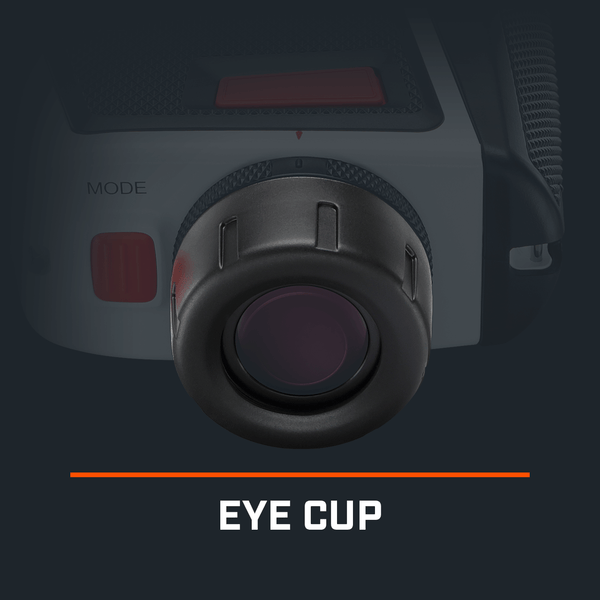 Detailed view of replacement eye cup for Pro X7 and Pro 1M rangefinders.