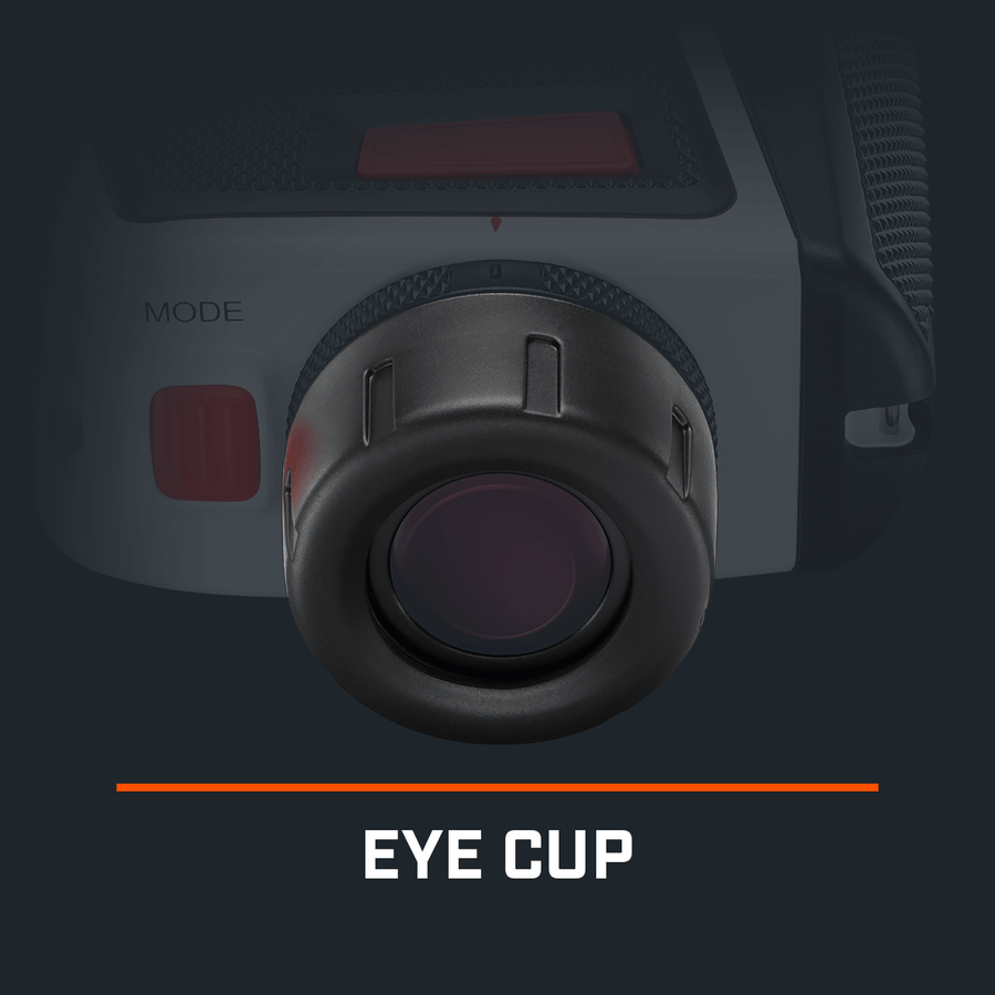 Detailed view of replacement eye cup for Pro X7 and Pro 1M rangefinders.