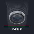 Detailed view of replacement eye cup for Pro XE rangefinder.