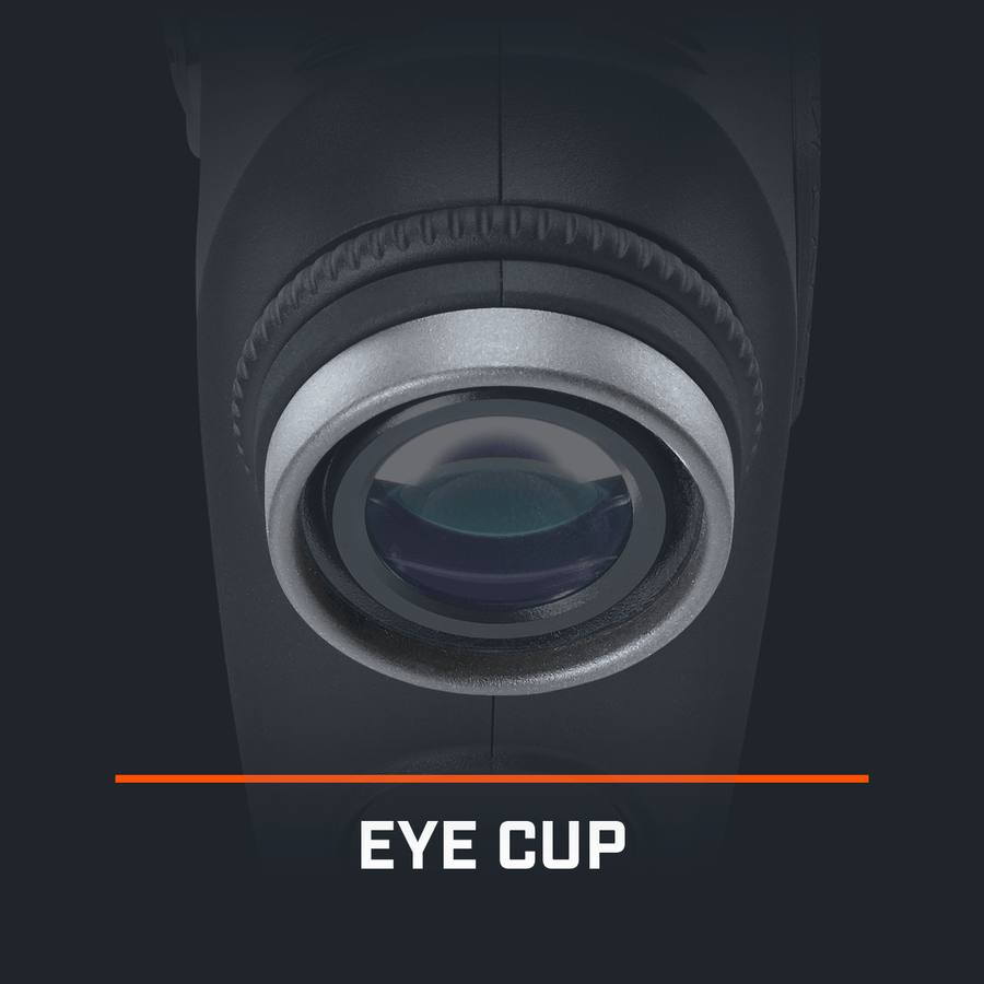 Detailed view of replacement eye cup for Pro XE rangefinder.