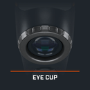 Detailed view of replacement eye cup for Tour V6 rangefinder.