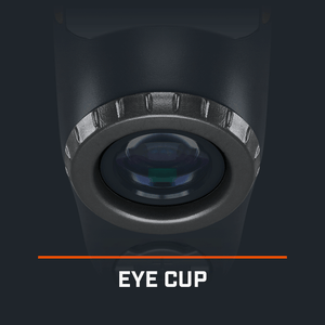 Detailed view of replacement eye cup for Tour V6 rangefinder.