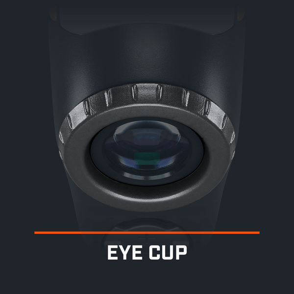 Detailed view of replacement eye cup for Tour V6 rangefinder.