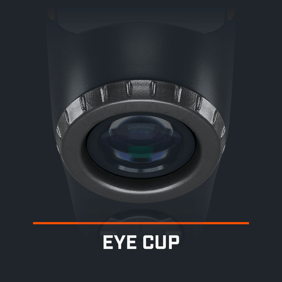 Detailed view of replacement eye cup for Tour V6 rangefinder.