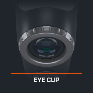 Detailed view of replacement eye cup for Tour V6 Shift rangefinder.