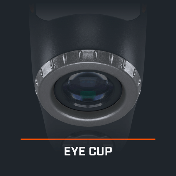 Detailed view of replacement eye cup for Tour V6 Shift rangefinder.