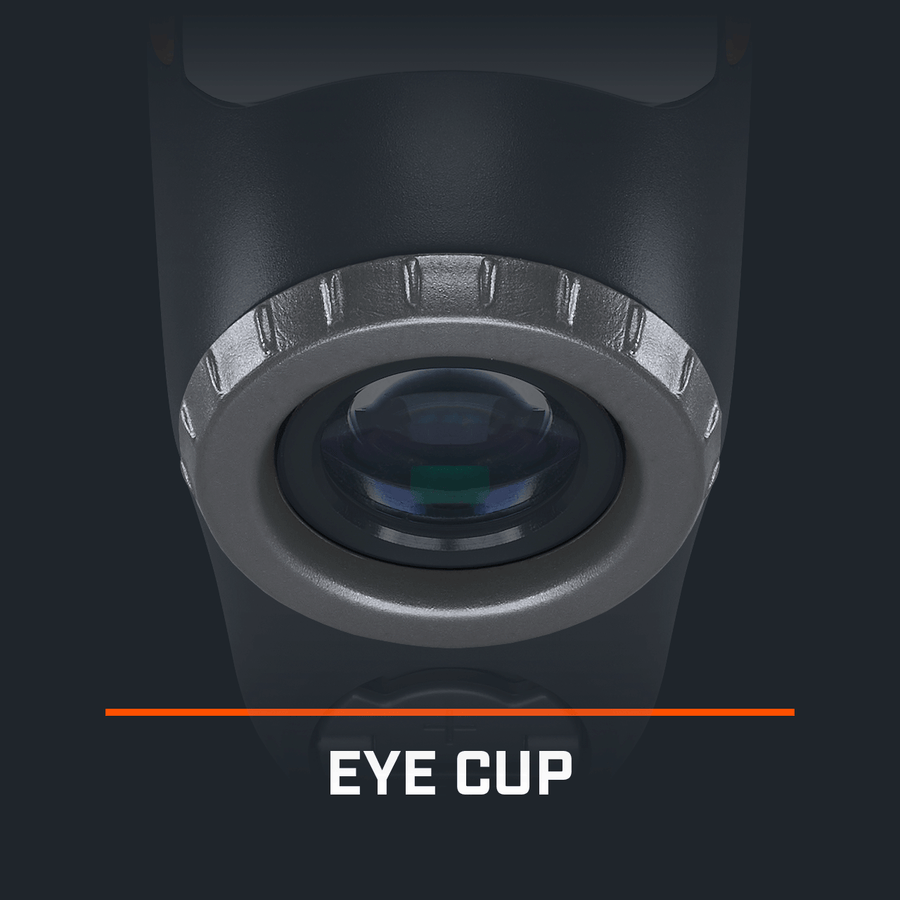 Detailed view of replacement eye cup for Tour V6 Shift rangefinder.