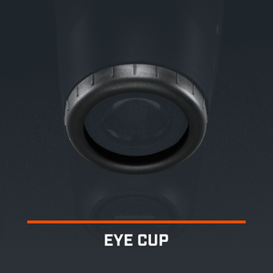 Detail view of Replacement Eye Cup for Pro X3+ and Pro X3+ LINK Laser Rangefinder, text reads Eye Cup.