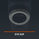 Detail view of Replacement Eye Cup for Tour Hybrid (2025 Model) Laser Rangefinder with GPS, text reads Eye Cup.