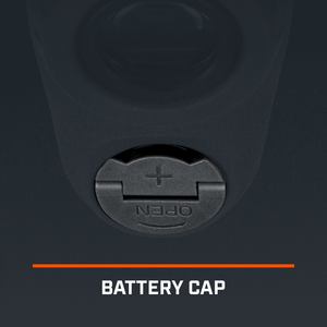 Detail view of Replacement Battery Cap for Tour Hybrid (2025 Model) Laser Rangefinder, text reads Batter Cap.
