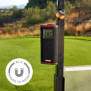 Wingman View and Remote on cart bar with BITE Magnetic Mount graphic