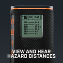 Detail of Wingman View Screen showing Hazard Distances