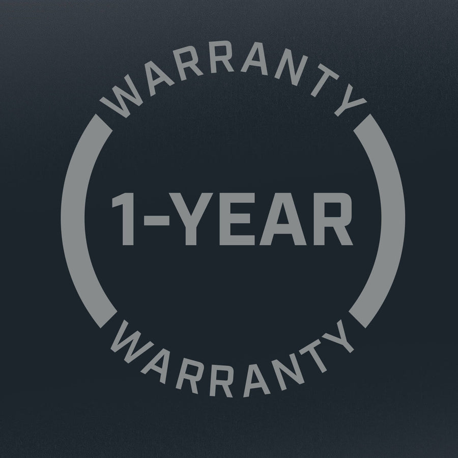 Bushnell Golf iON 2 GPS watch graphic of 1-year warranty.