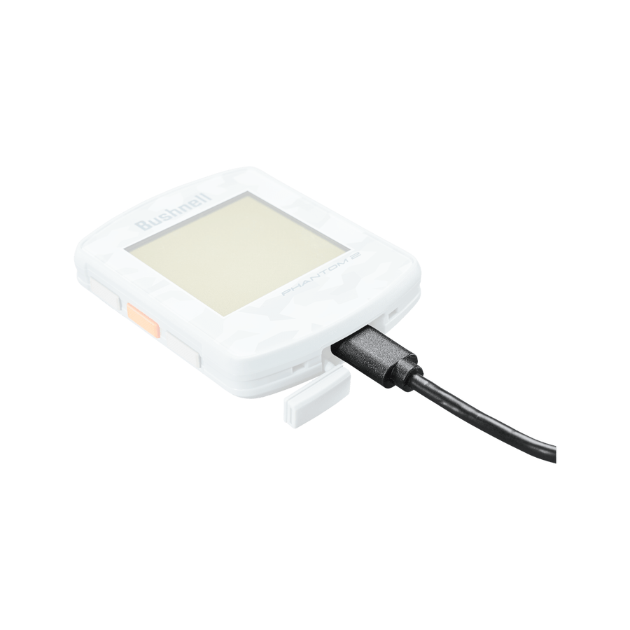 Charging Cable Plugged In Detail.