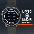 hazard distances per hole on the watch