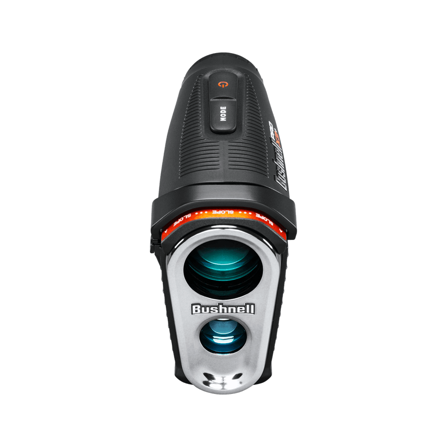 Front view of Pro X3+ LINK Laser Rangefinder on transparent background.