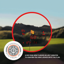 Animated GIF showing Visual Jolt of the Pro X3+ LINK Laser Rangefinder reticle.