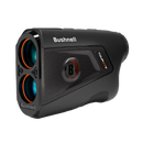 The Bushnell Golf Tour V7 Shift rangefinder features advanced golf technology including Slope-Switch, PinSeeker with Visual JOLT, dual-color OLED display, 6x magnification, and weather-resistant design for precise distance measurement on the course.