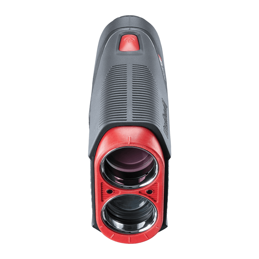 Bushnell Golf Tour V5 Shift laser rangefinder product photo from front. 