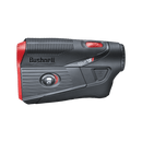 Bushnell Golf Tour V5 Shift laser rangefinder product photo from left side. 