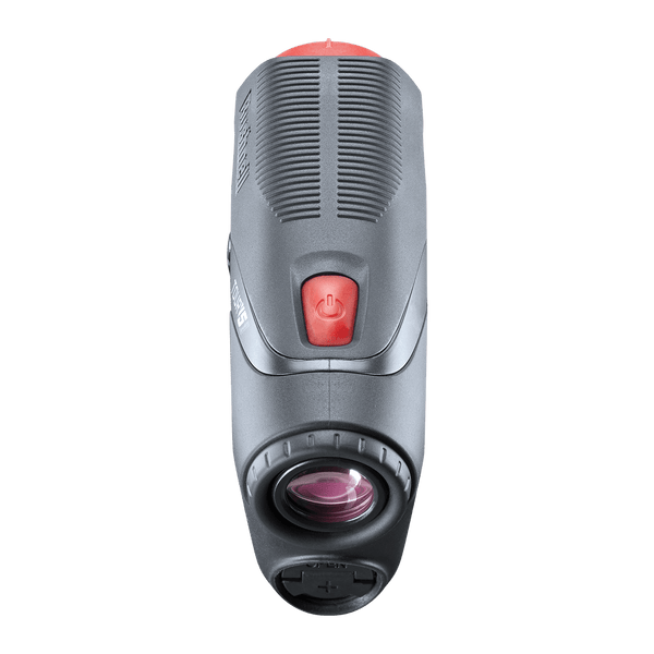 Bushnell Golf Tour V5 Shift laser rangefinder product photo from back. 