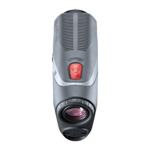 Tour V5 laser rangefinder by Bushnell Golf back product photo on white background. 