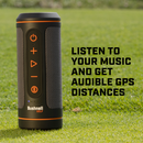 Wingman 2 on green with copy, listen to your music and get audible GPS distances