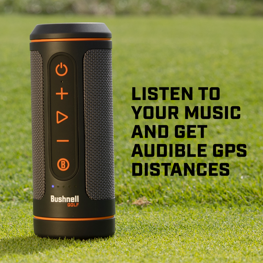 Wingman 2 on green with copy, listen to your music and get audible GPS distances