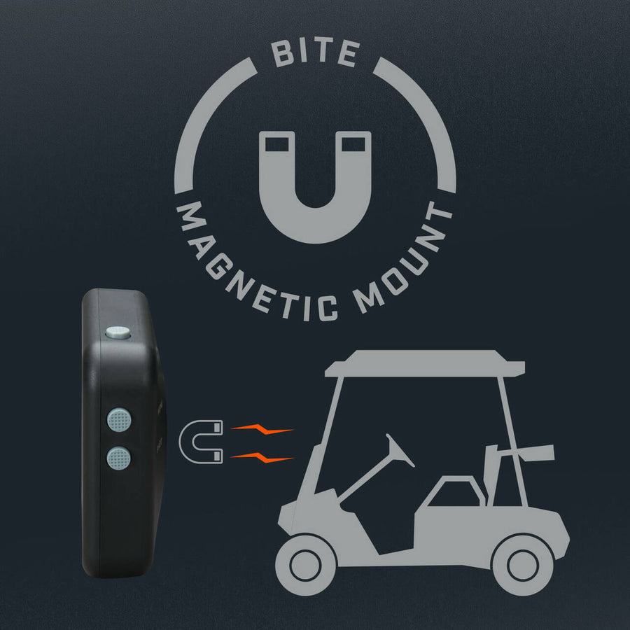 Phantom Handheld GPS graphic of bite magnetic mount.