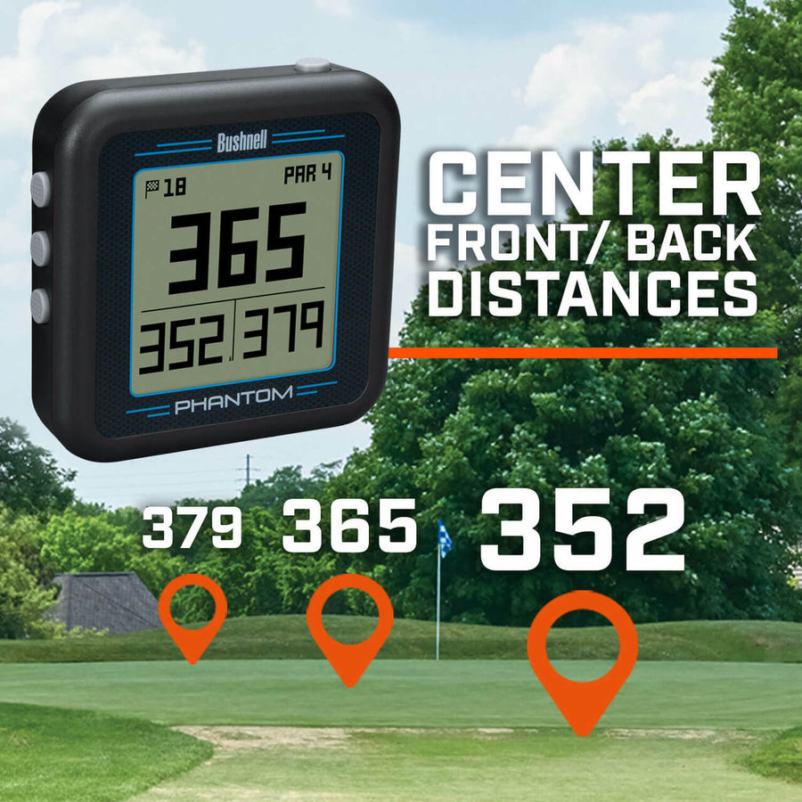 Phantom Handheld GPS demonstration of center front/back distances.