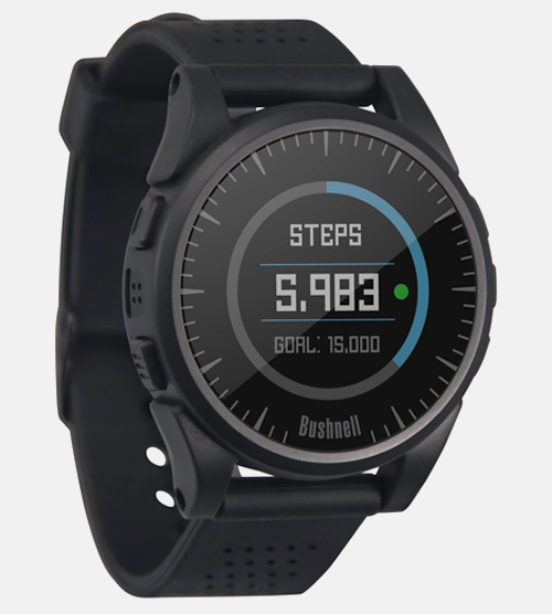 golf watch with step counter